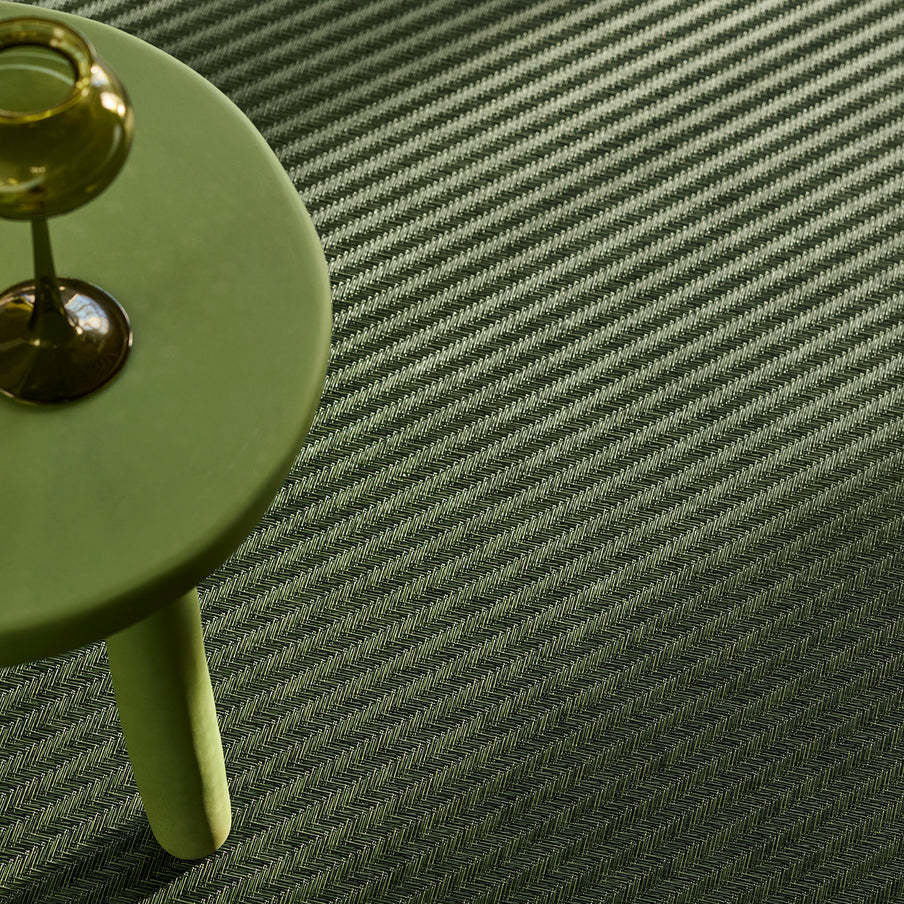 Chilewich Foxtail Floor Mats - Thyme