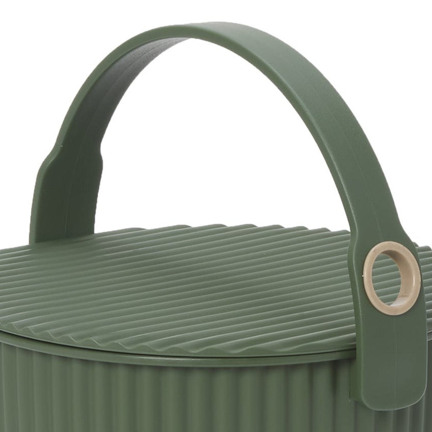 Hachiman Garden Green Storage Bucket w/Lid