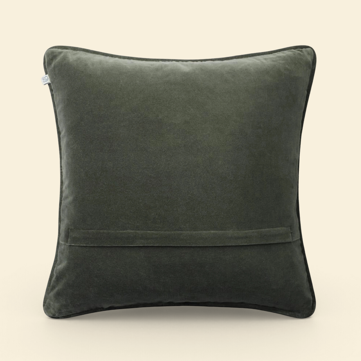 Speckle Velvet Cotton Toss Pillow with Feather Insert