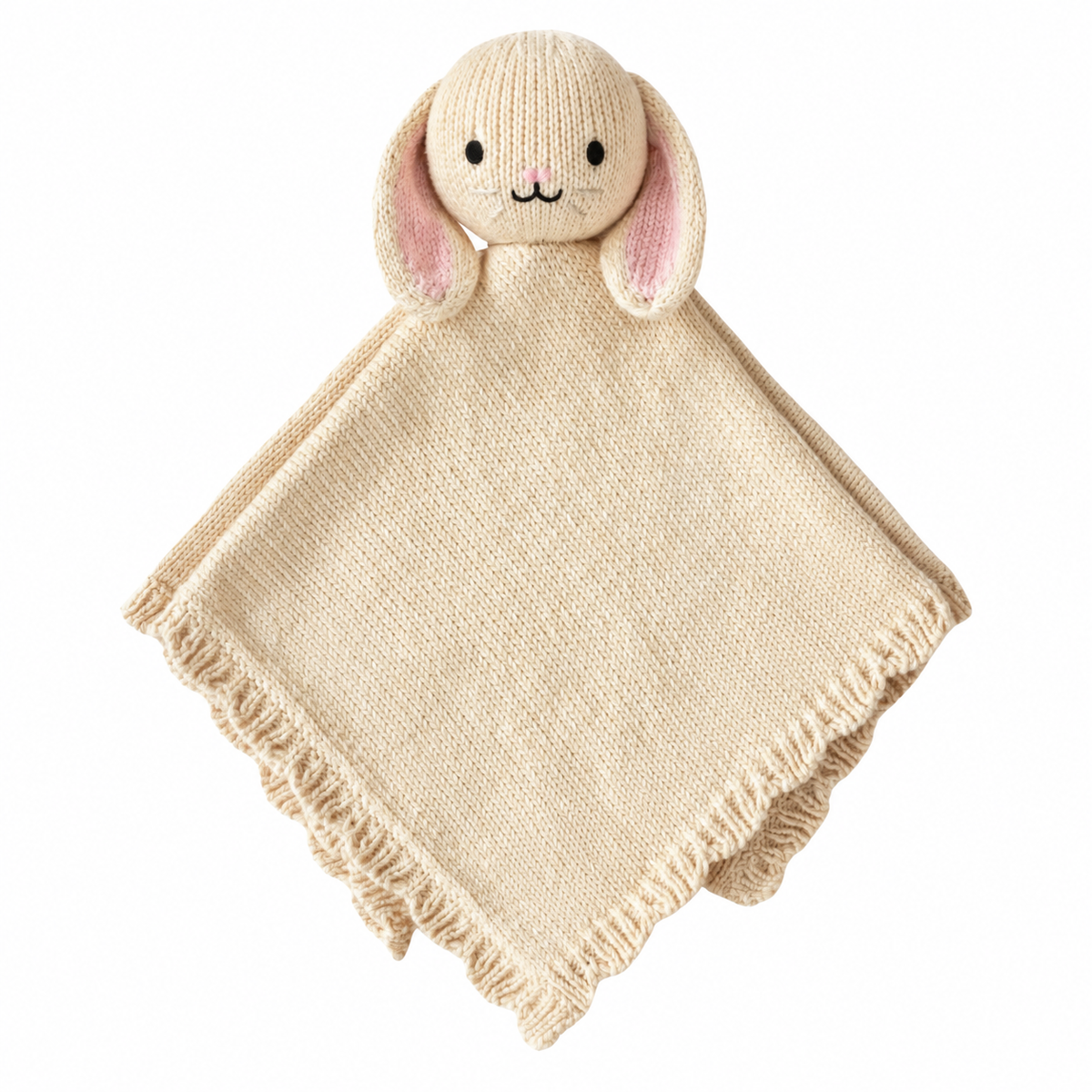 Cozy Yarn Baby Bunny Lovey