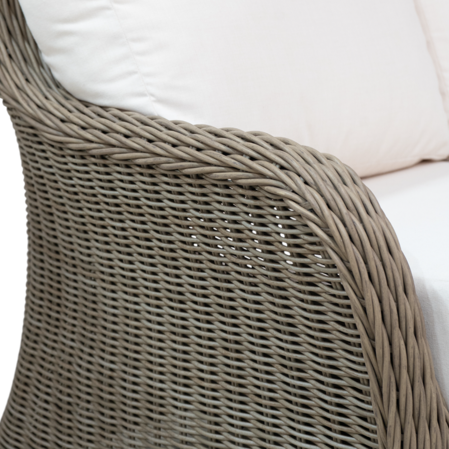 Coastal 6 Piece L-Shape Wicker Sectional