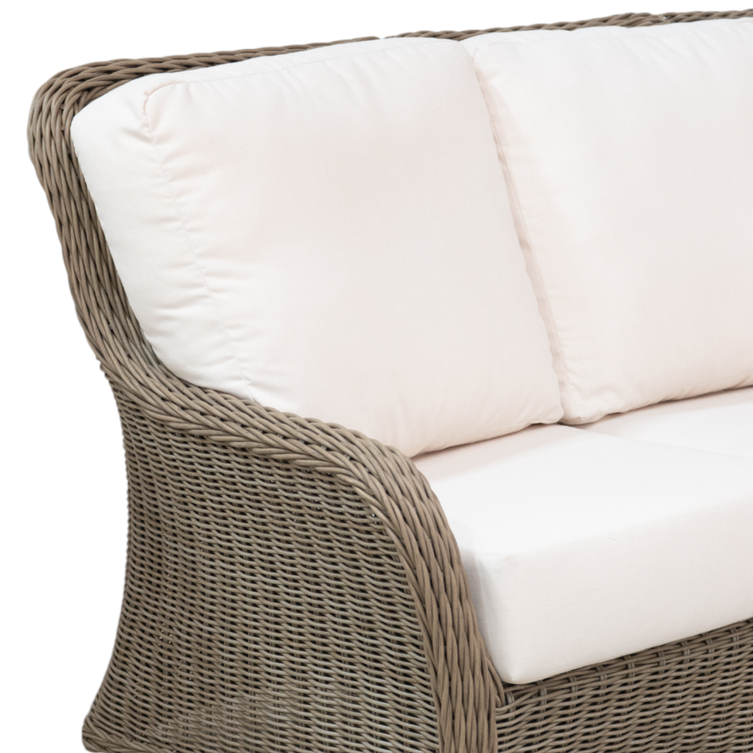 Coastal 6 Piece L-Shape Wicker Sectional