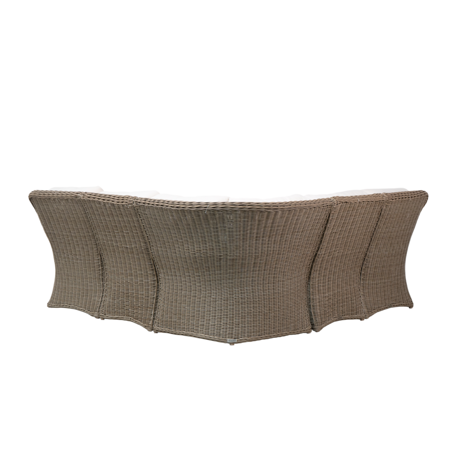 Coastal 5 Piece L-Shape Wicker Sectional