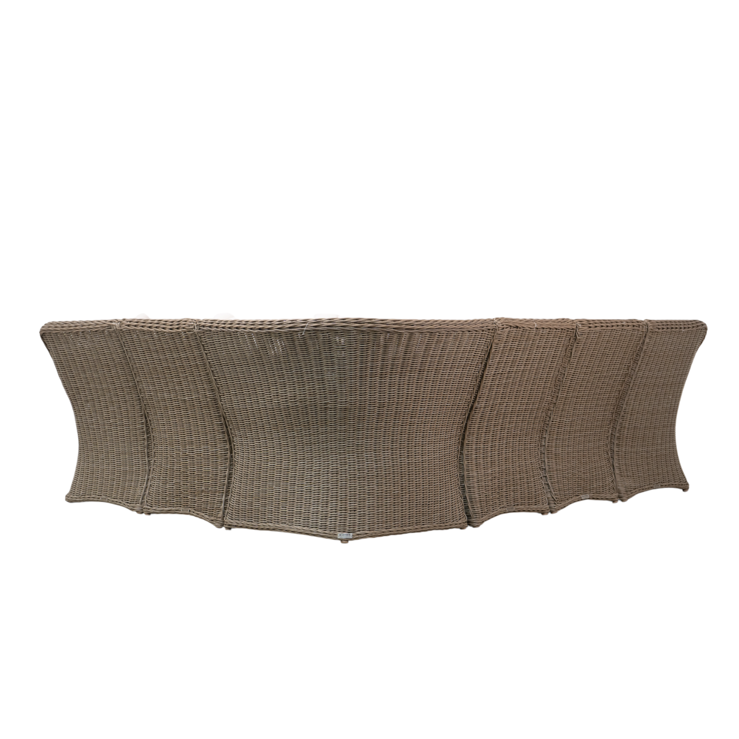 Coastal 6 Piece L-Shape Wicker Sectional