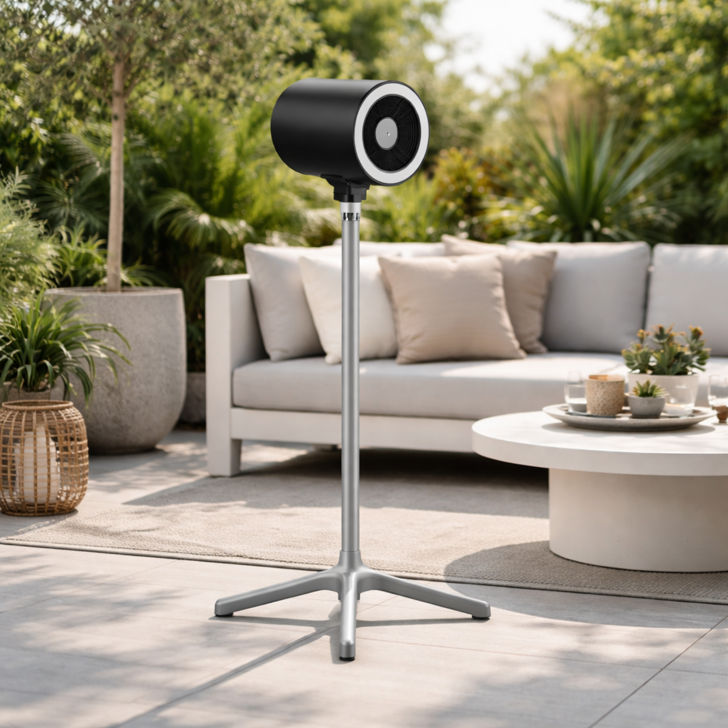 Oscillating Stainless Steel Pedestal Fan