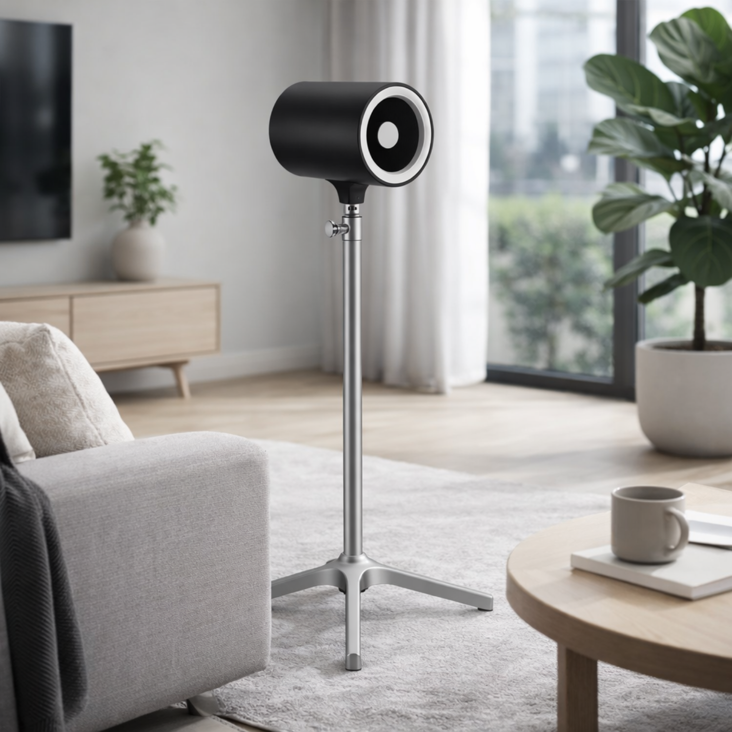 Oscillating Stainless Steel Pedestal Fan