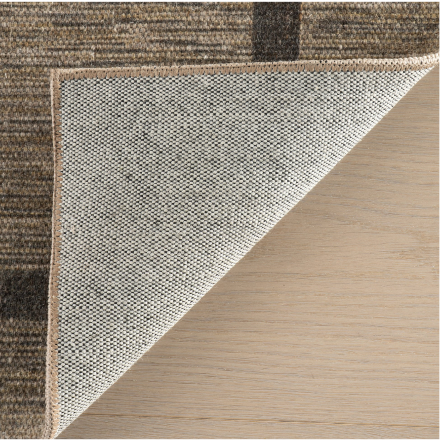 Dash & Albert x Nate Berkus Hanover Bordered Washable Rug - Brown