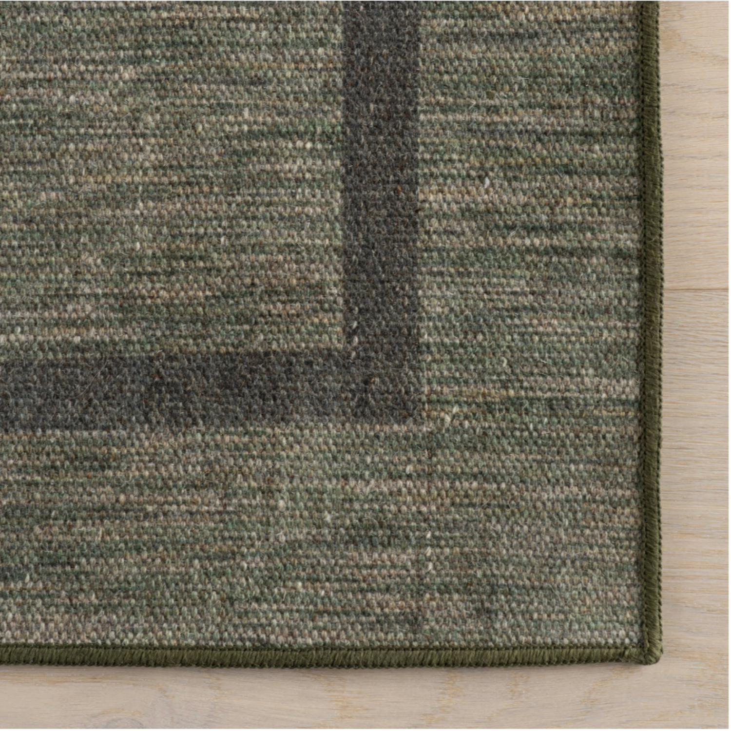Dash & Albert x Nate Berkus Hanover Bordered Washable Rug - Green