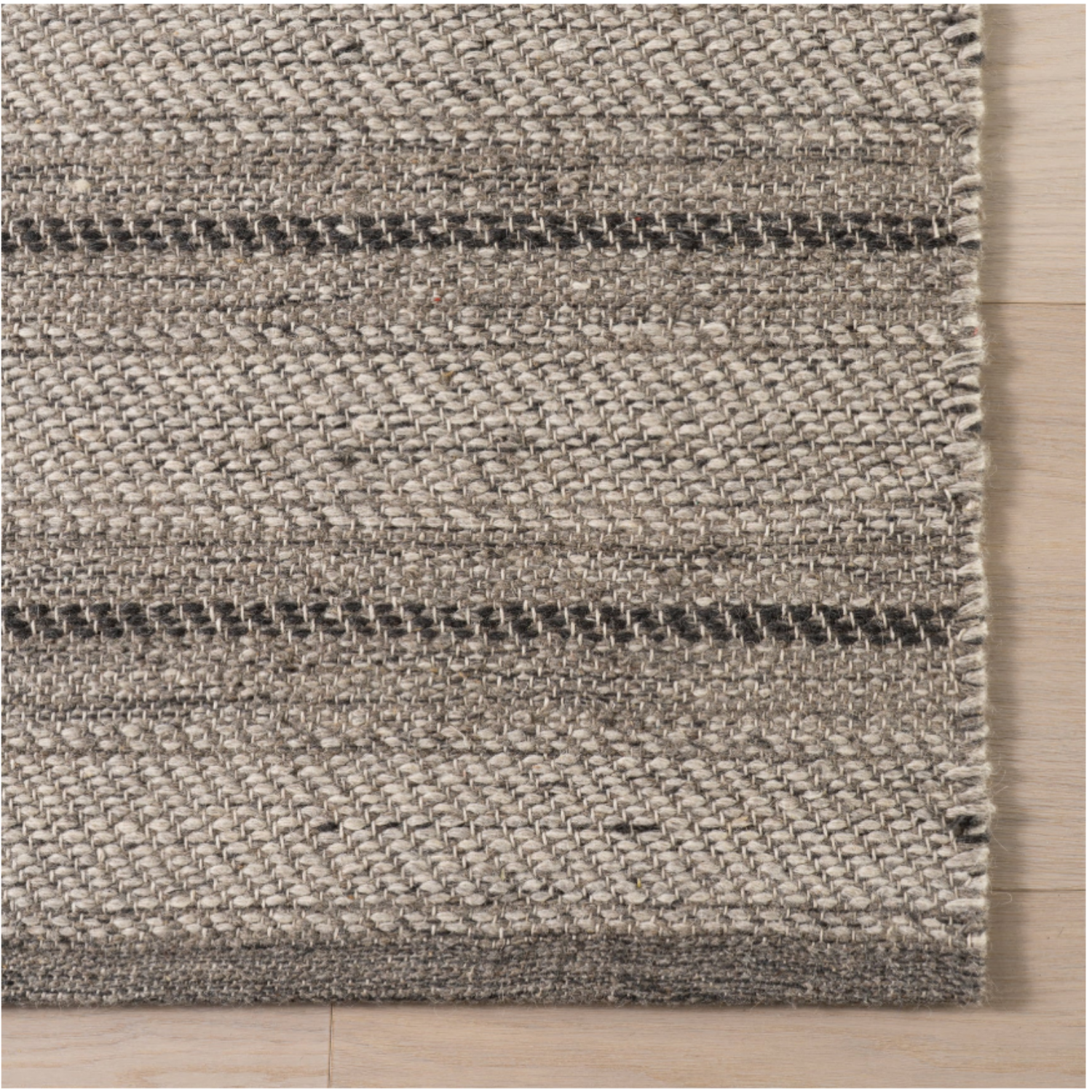 Dash & Albert x Nate Berkus Mateo Striped Wool Rug - Brown