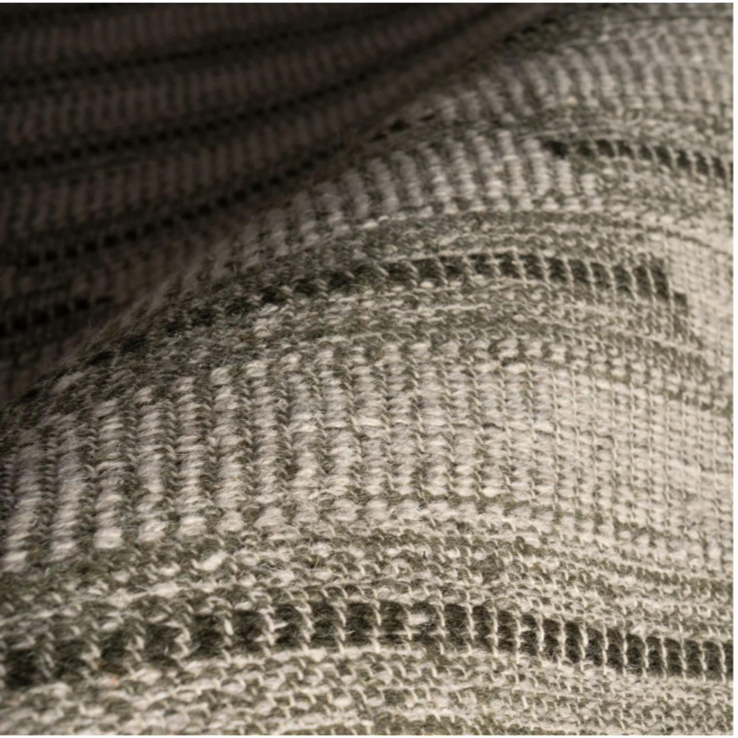 Dash & Albert x Nate Berkus Mateo Striped Wool Rug - Olive