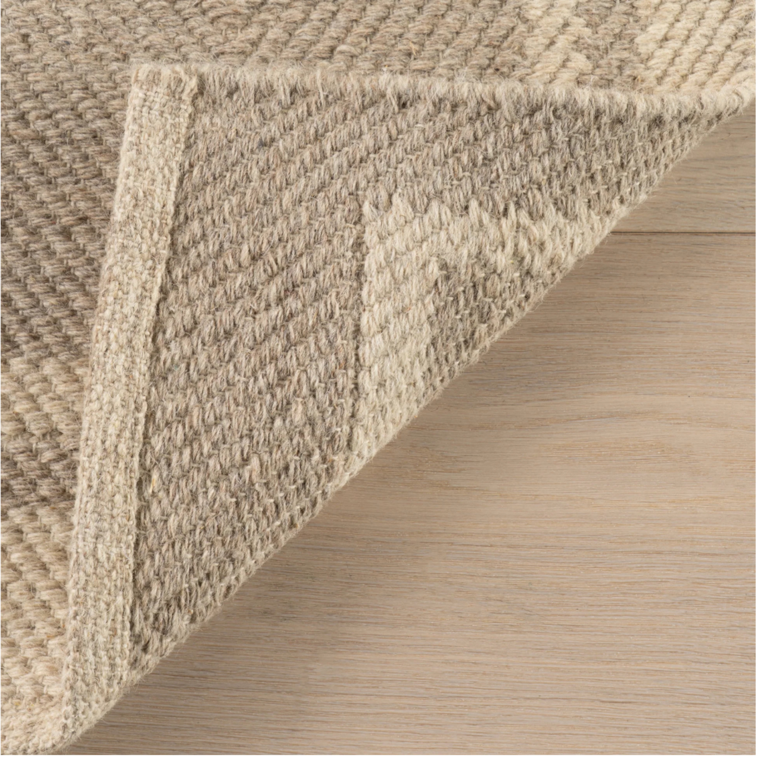 Dash & Albert x Nate Berkus Canon Bordered Wool Rug - Beige