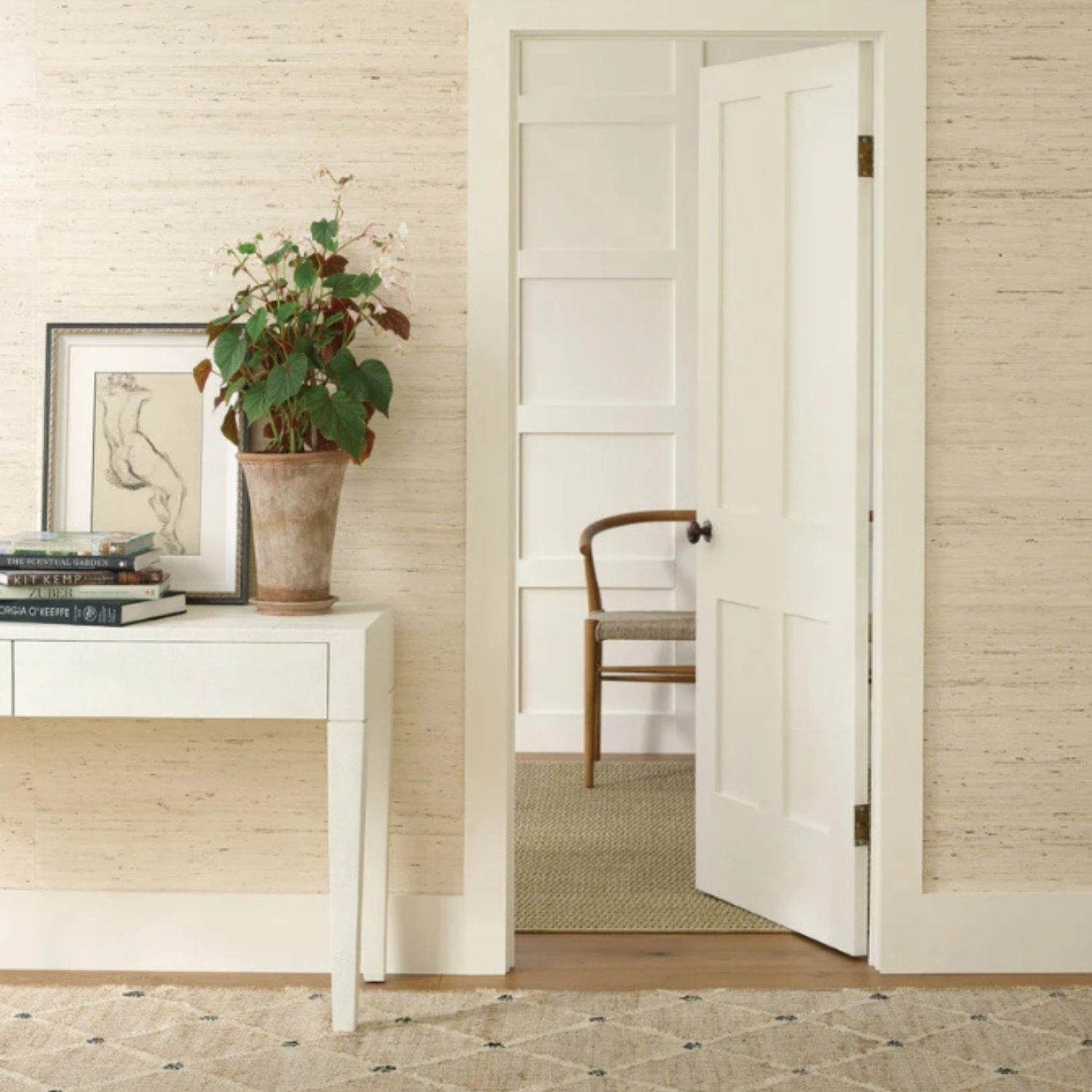 Dash & Albert Arrowroot Wallpaper - Eucalyptus