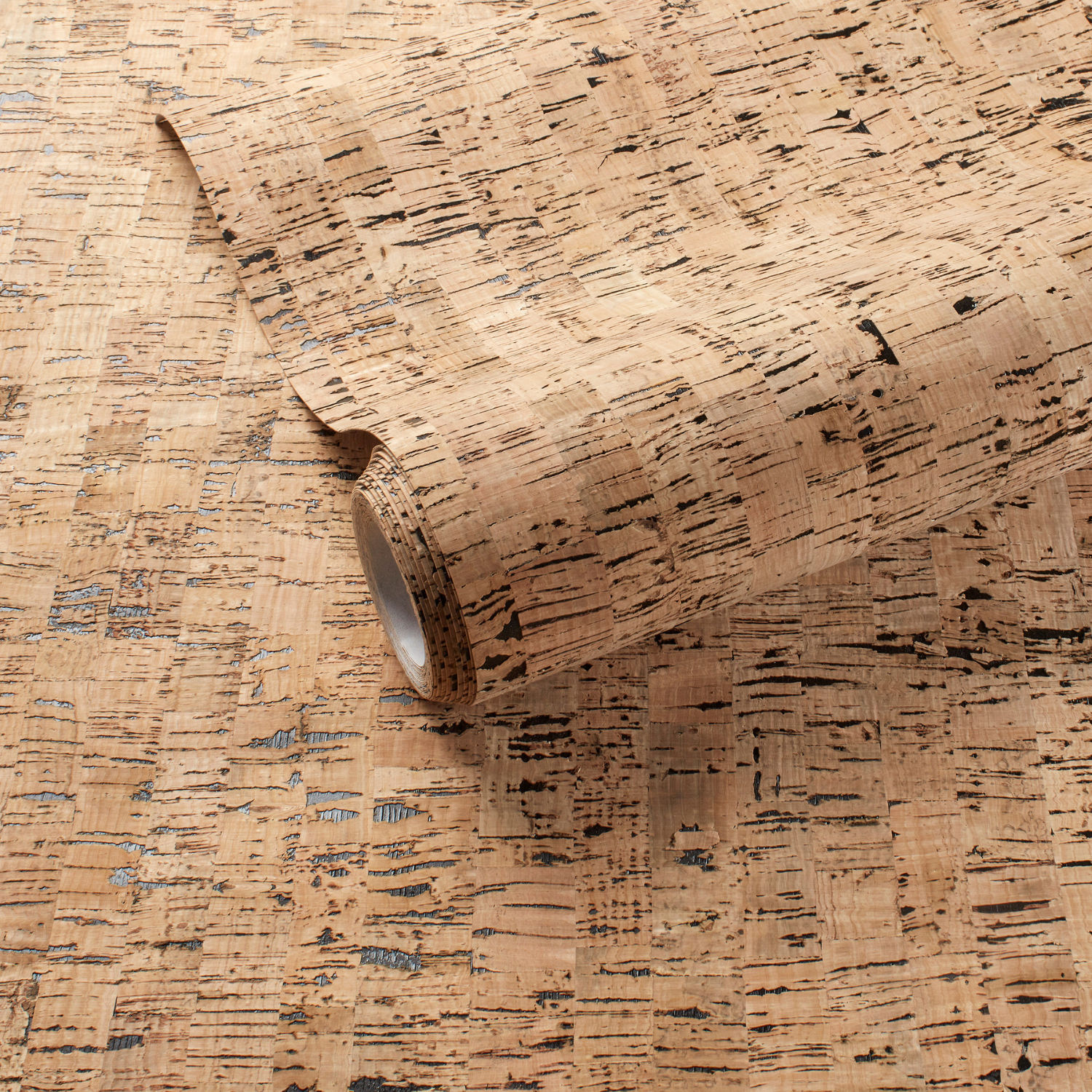 Dash & Albert Cork Wallpaper - Cork Black