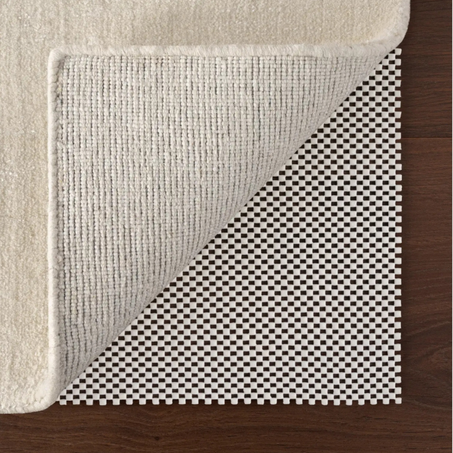 Dash & Albert White Standard Indoor Rug Pad