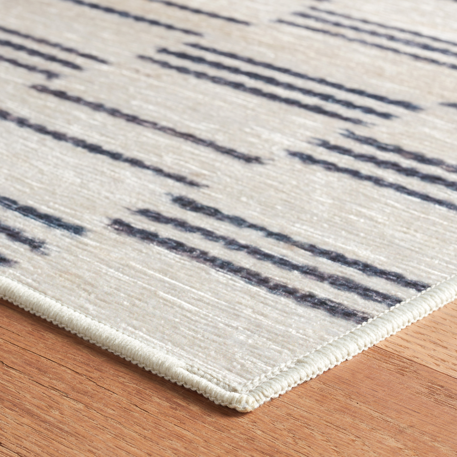 Dash & Albert Leni Oatmeal Washable Rug