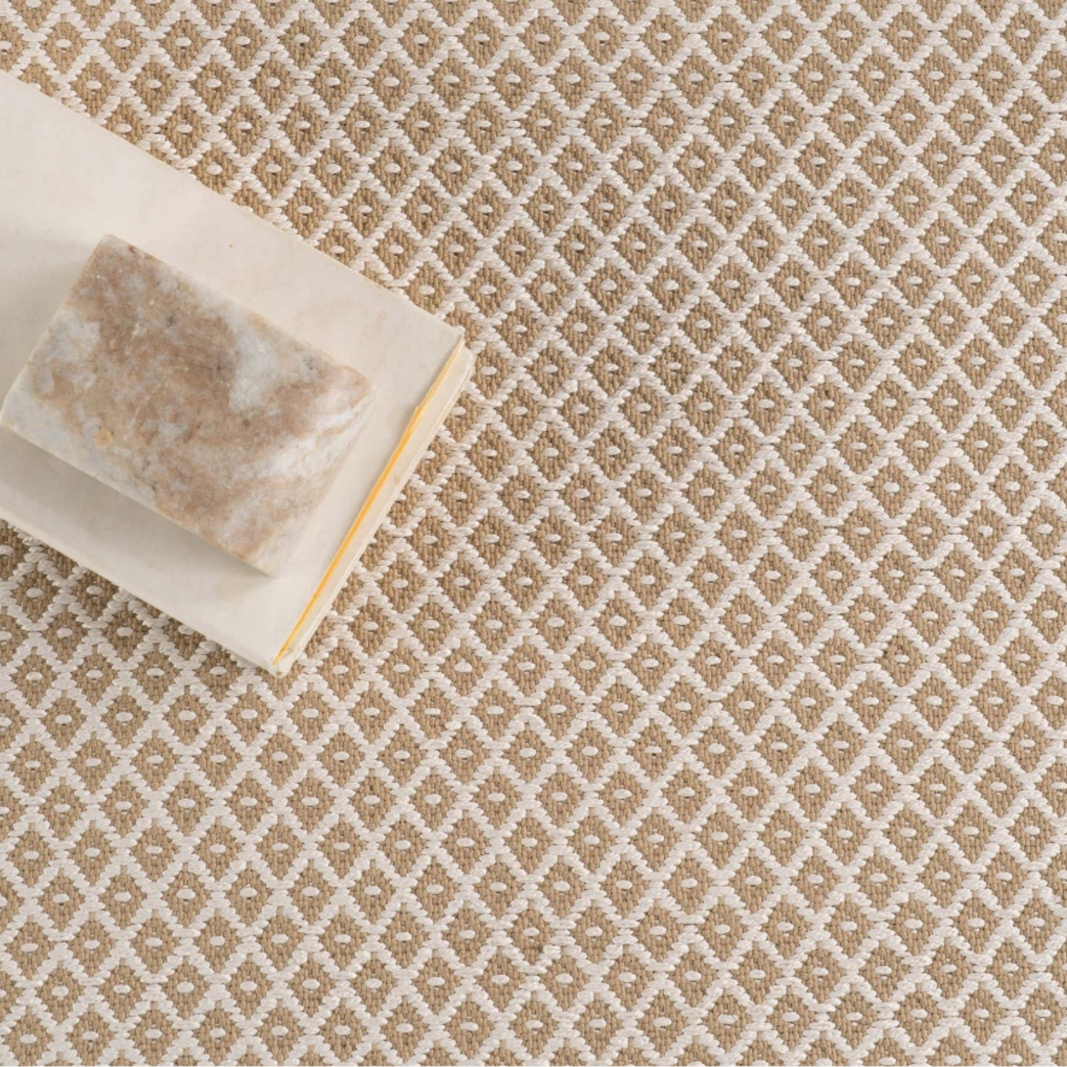 Dash & Albert Riviera Khahki Handwoven Indoor/Outdoor Rug