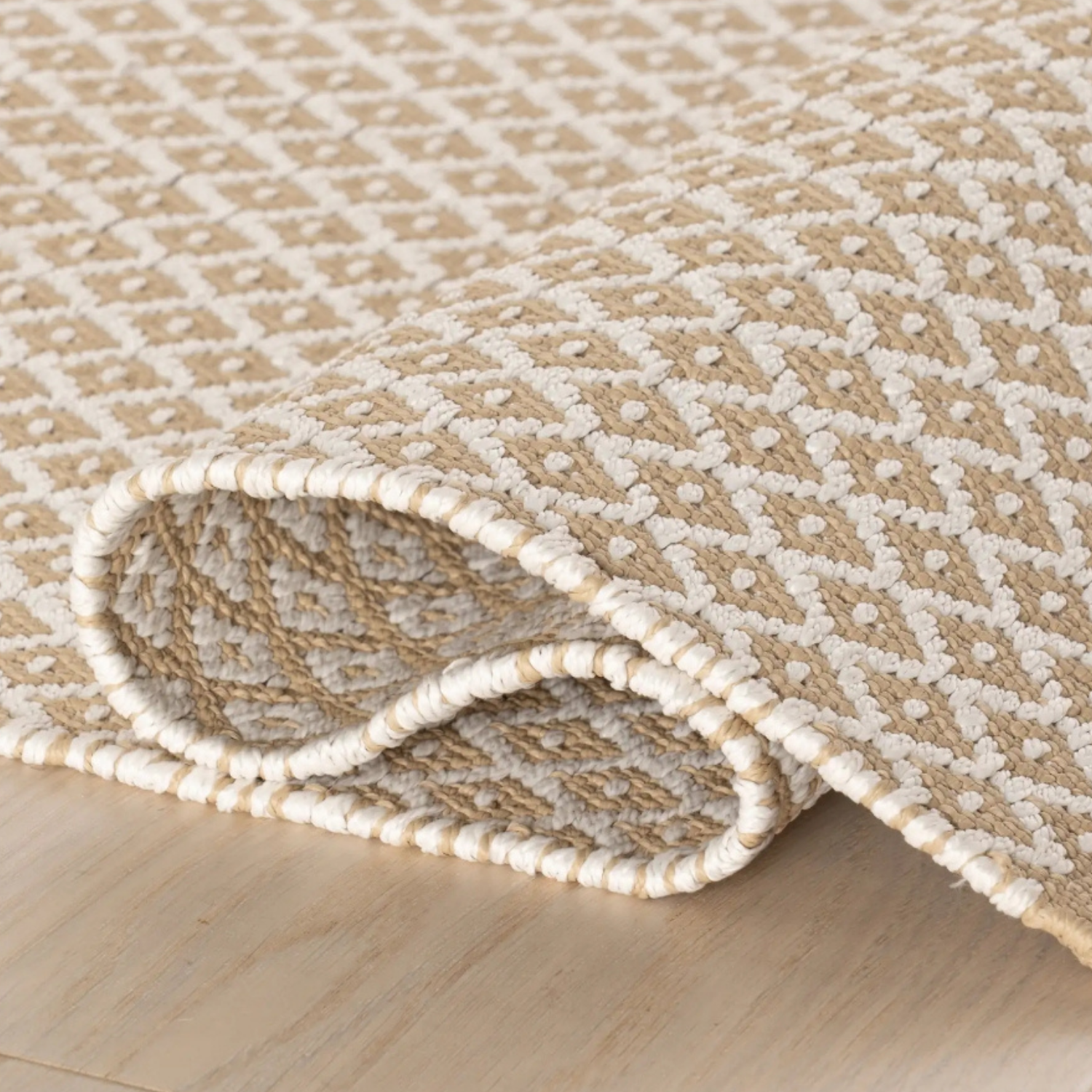 Dash & Albert Riviera Khahki Handwoven Indoor/Outdoor Rug