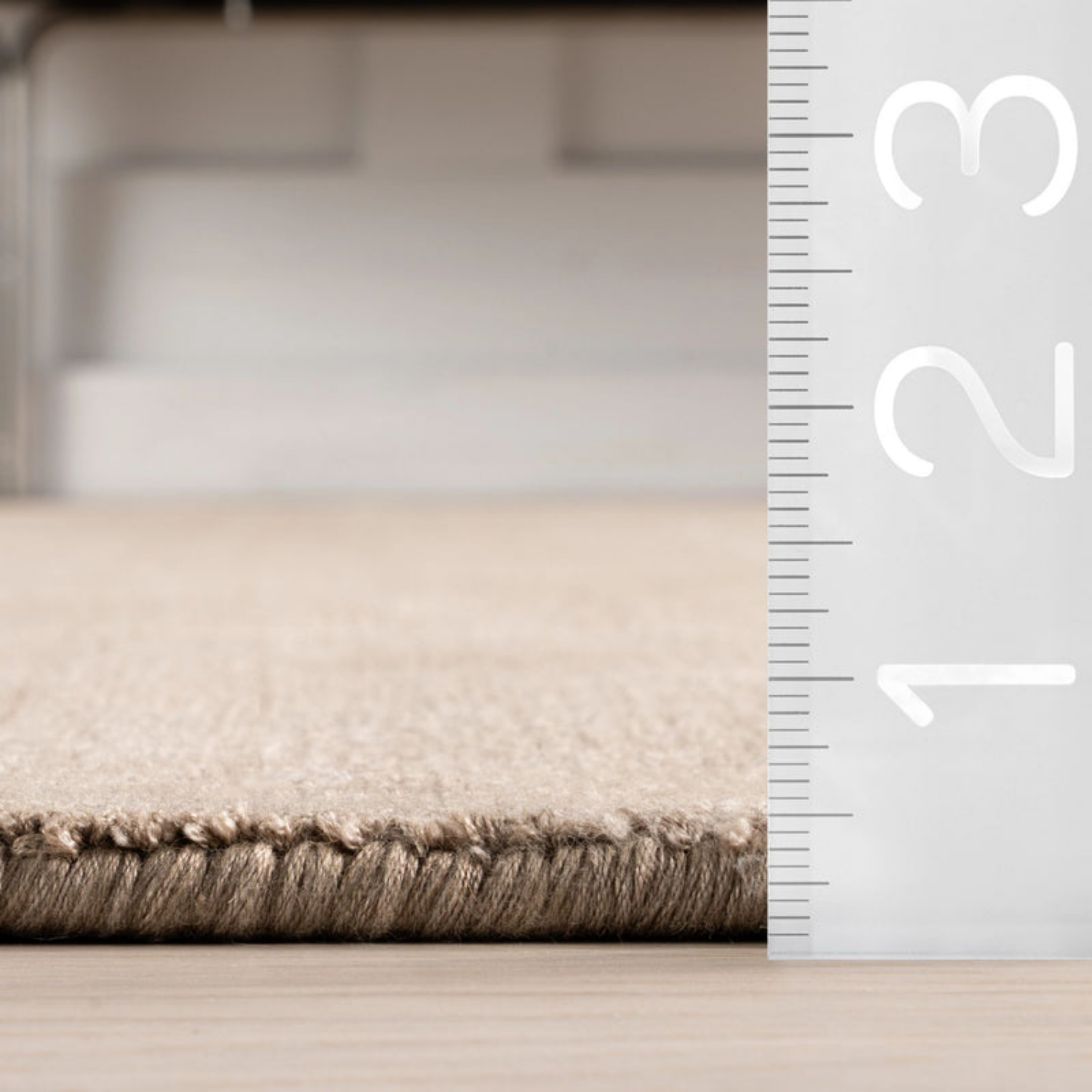 Dash & Albert Alva Hand Loom Knotted Wool/Viscose Rug - Taupe