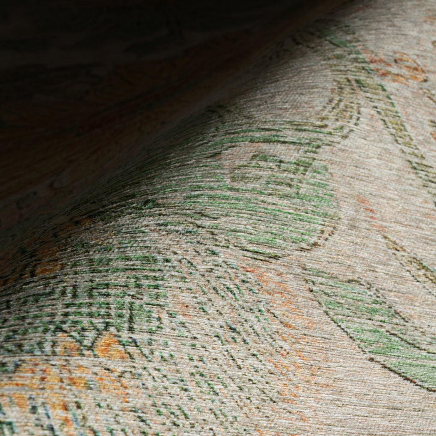 Dash & Albert Floral Washable Rug - Multi