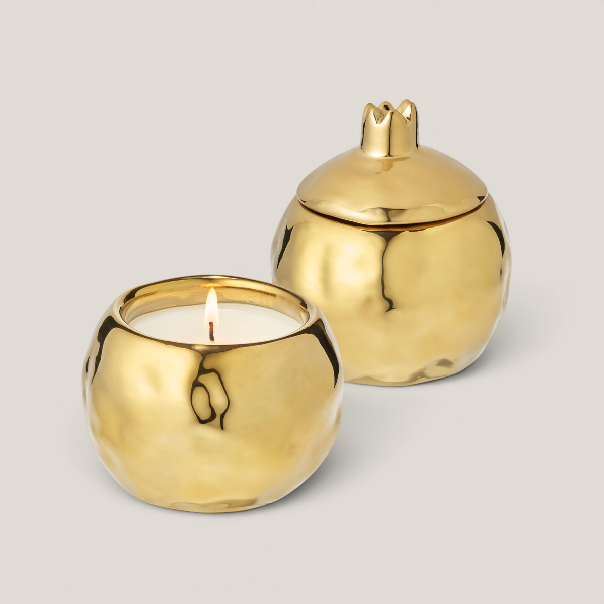 Golden Apple Candle | Holiday Fruit