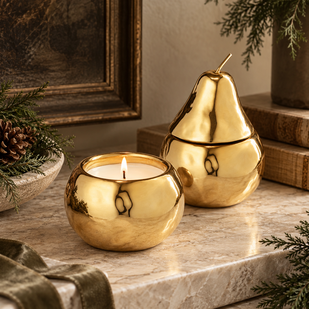 Golden Pear Candle | Spiced Pear