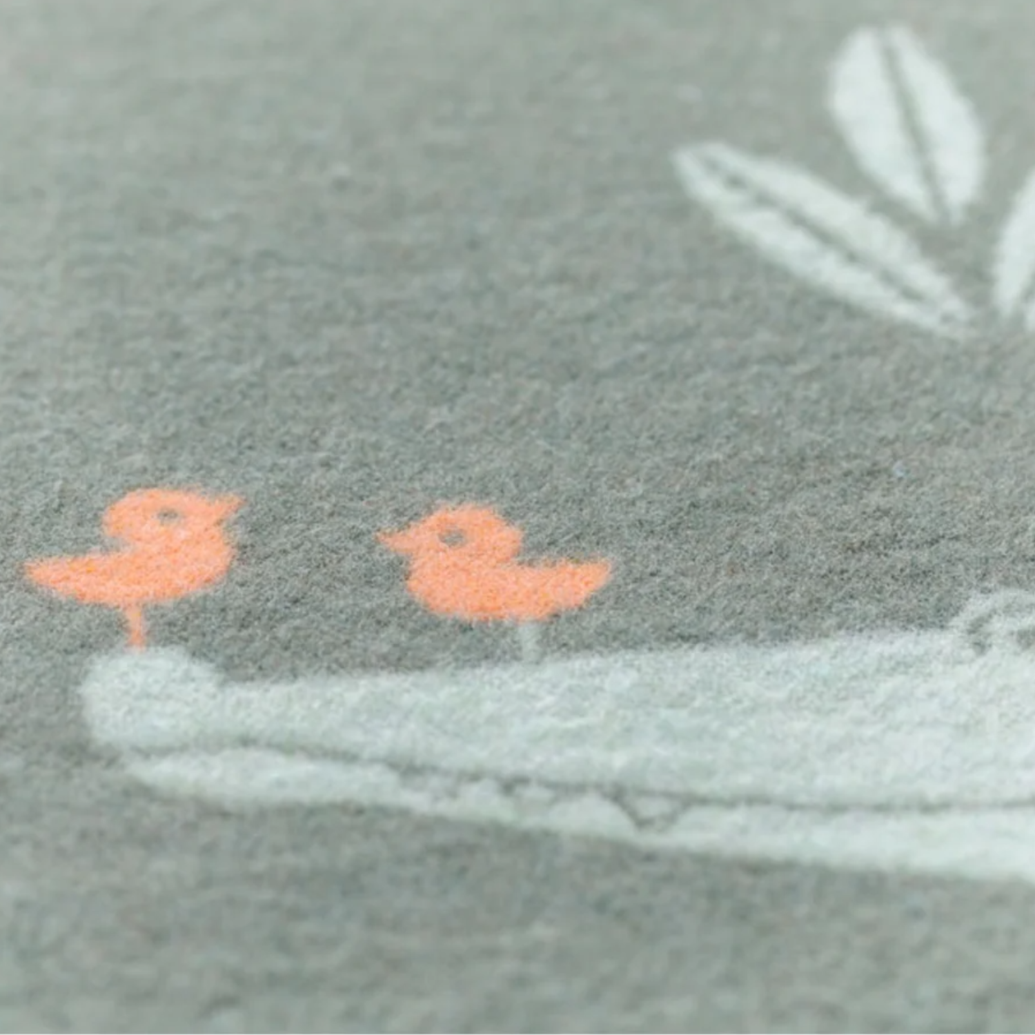 Cuddly Green Croc Cotton Baby Blanket