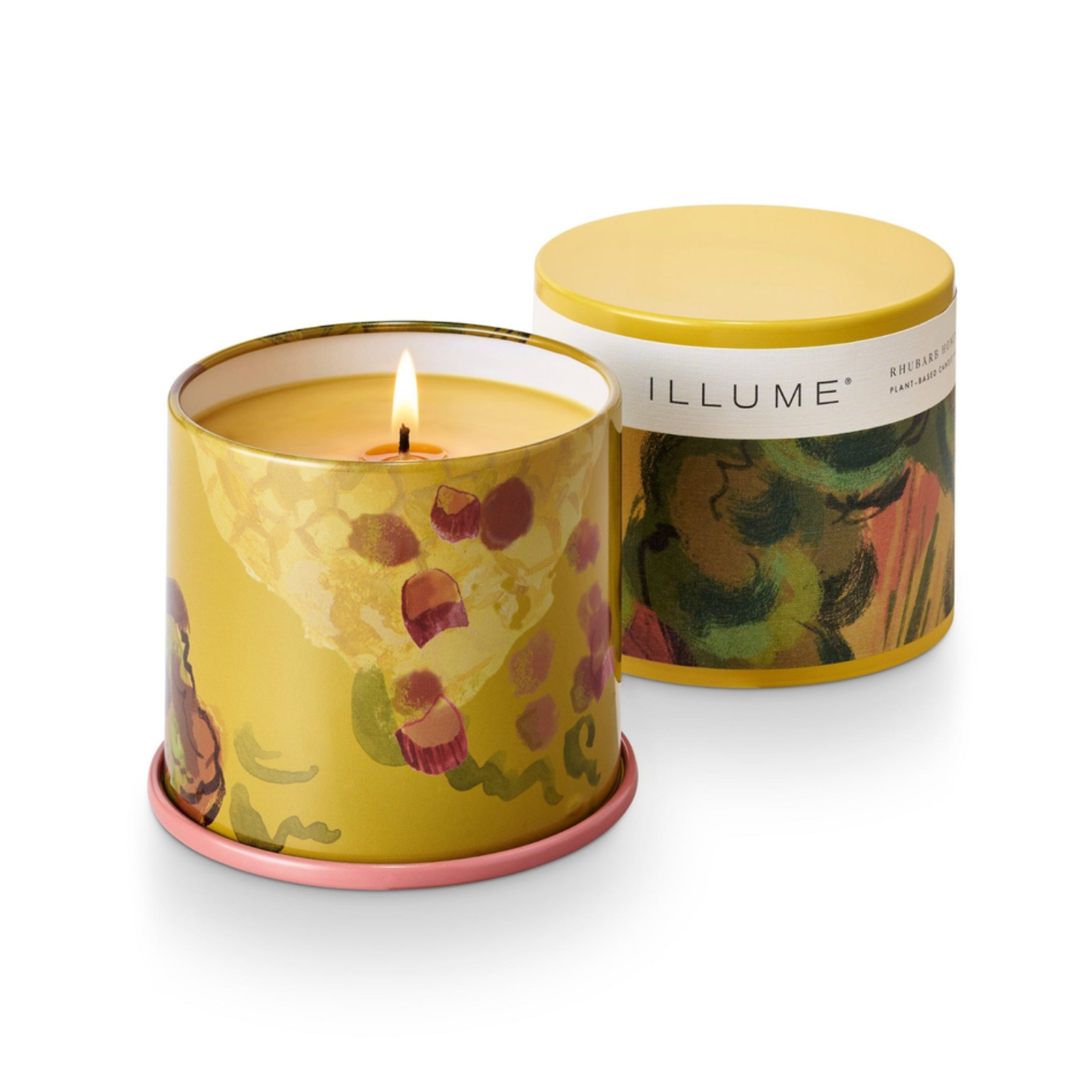 Rhubarb Honey 11.8oz Tin Candle