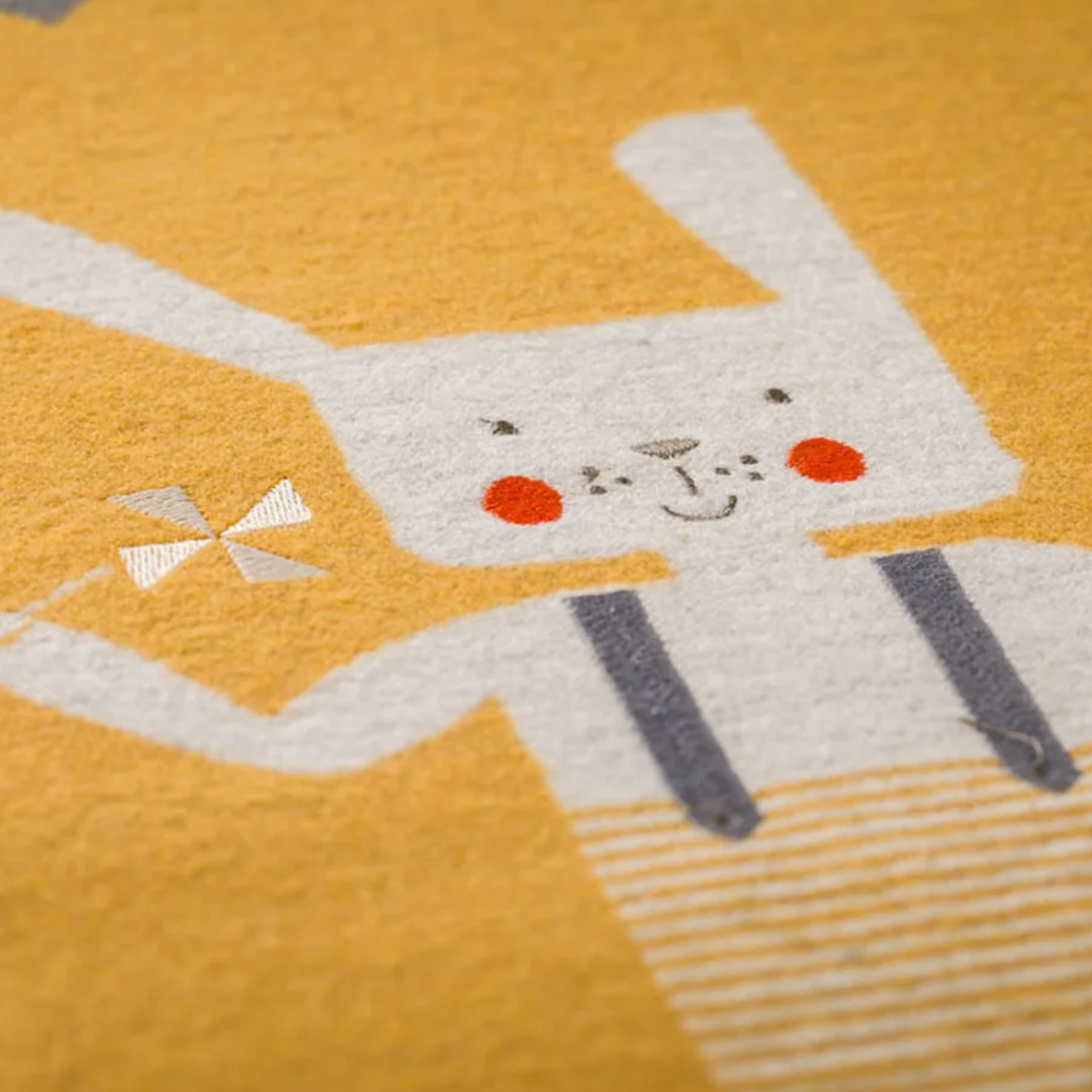 Cheerful Cottontail Baby Blanket