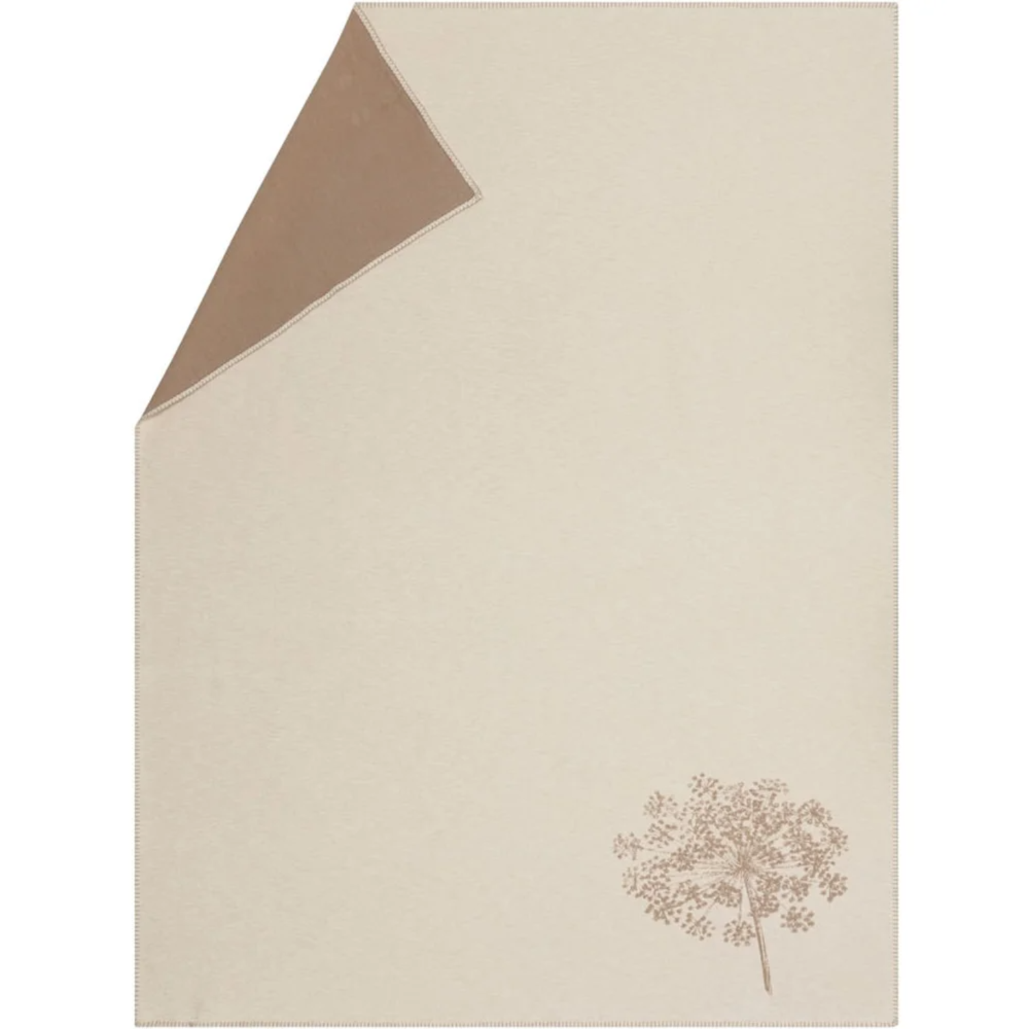 Jade Ecru/Grey Throw Blanket