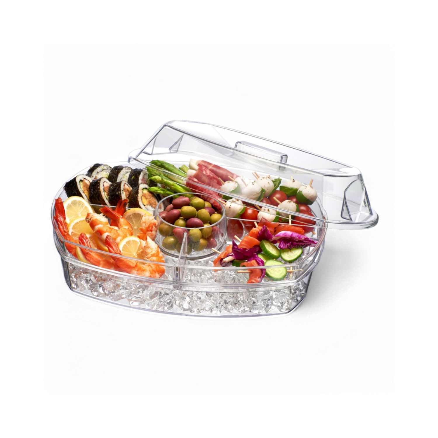 On Ice Acrylic Party Platter