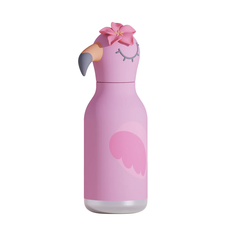 Buddy 16oz Water Bottle - Flamingo