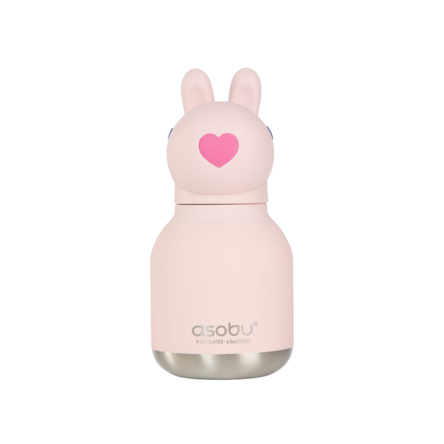 Mini Buddy 6.7oz Water Bottle w/Key Ring- Poppy Bunny