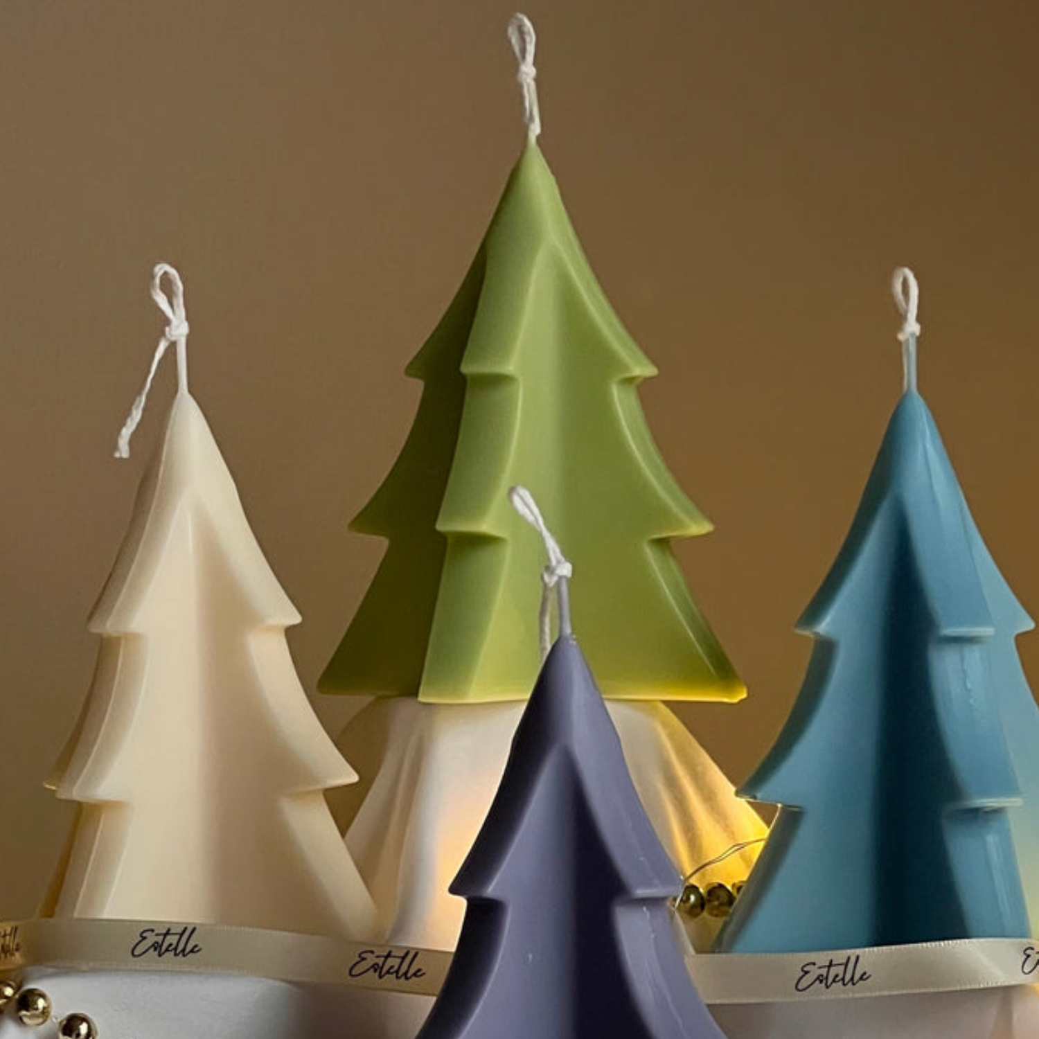 Holiday Green Tree Candle - Alpine/Eucalyptus