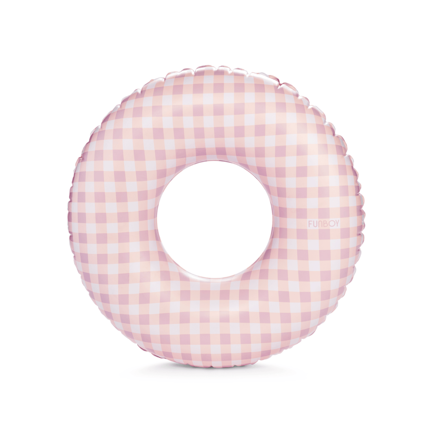 Kids Inflatable Pink Gingham Pool Float
