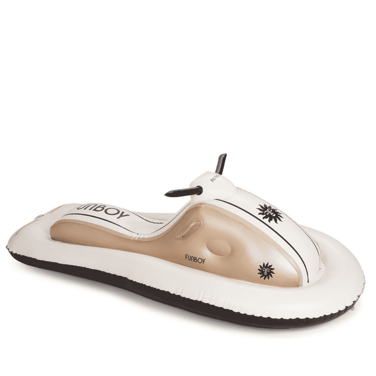 Inflatable Metallic Champagne Snow Sled