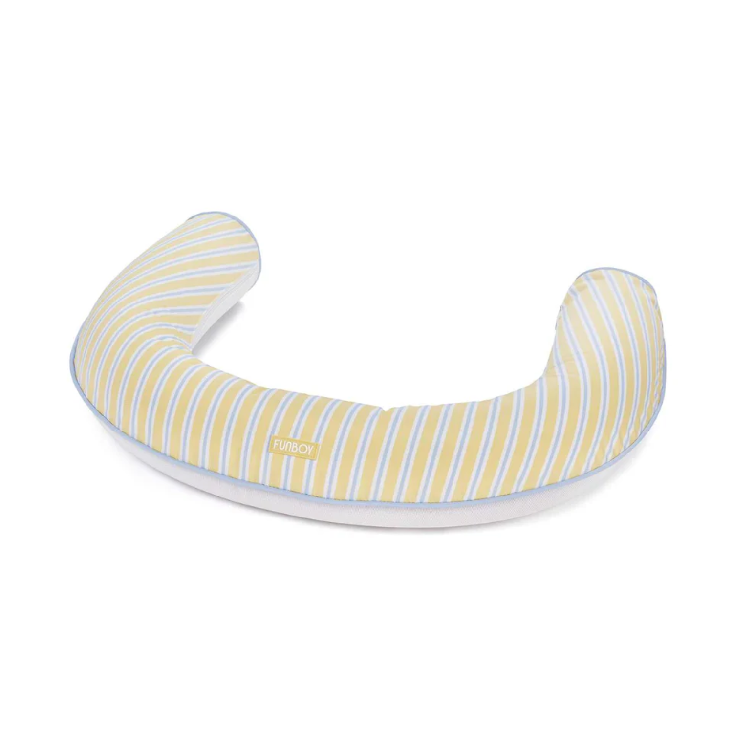 Inflatable Pinstripe Fabric Pool Noodle - Yellow