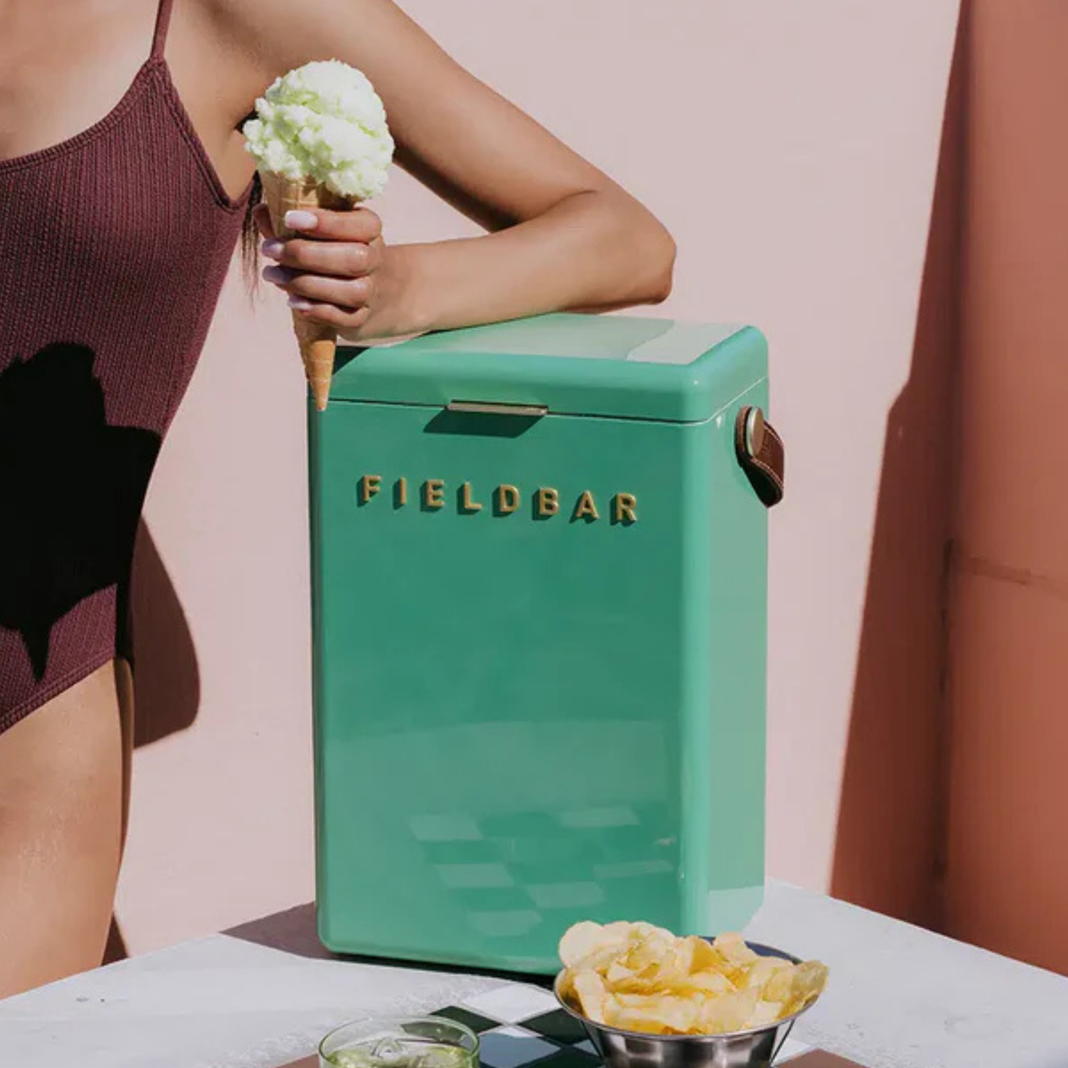 Fieldbar Drinks Box 10L Cooler -Parisian Green