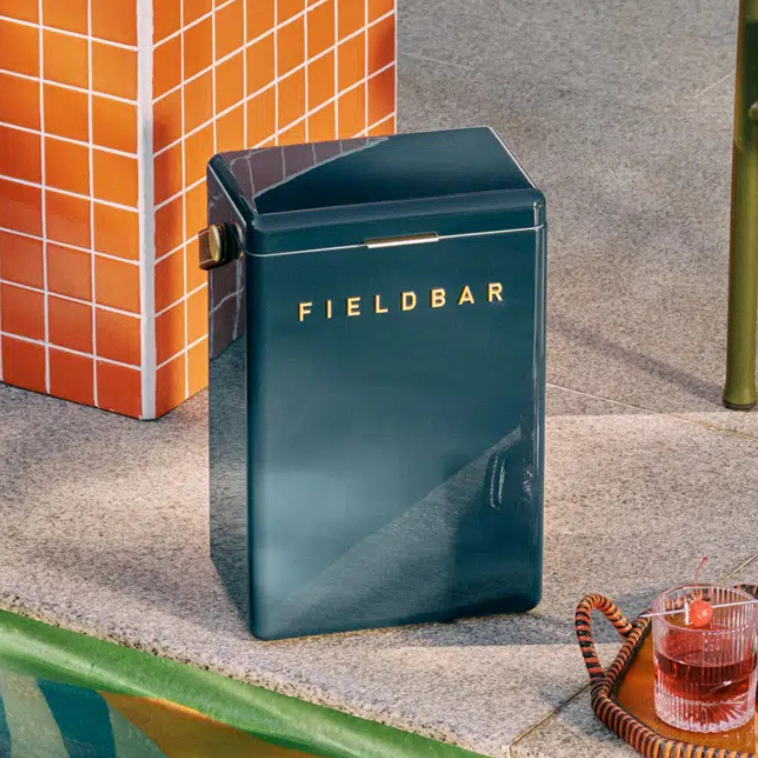 Fieldbar Drinks Box 10L Cooler - Sea Boat Blue