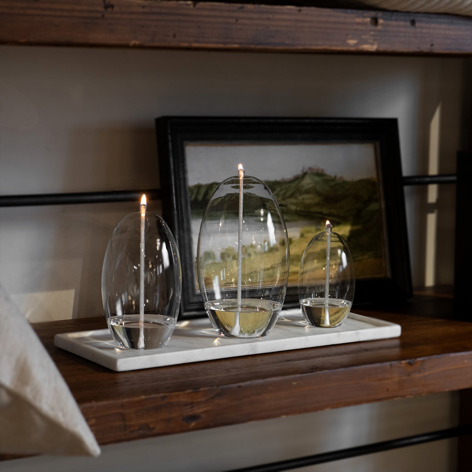 White Marble Display Tray