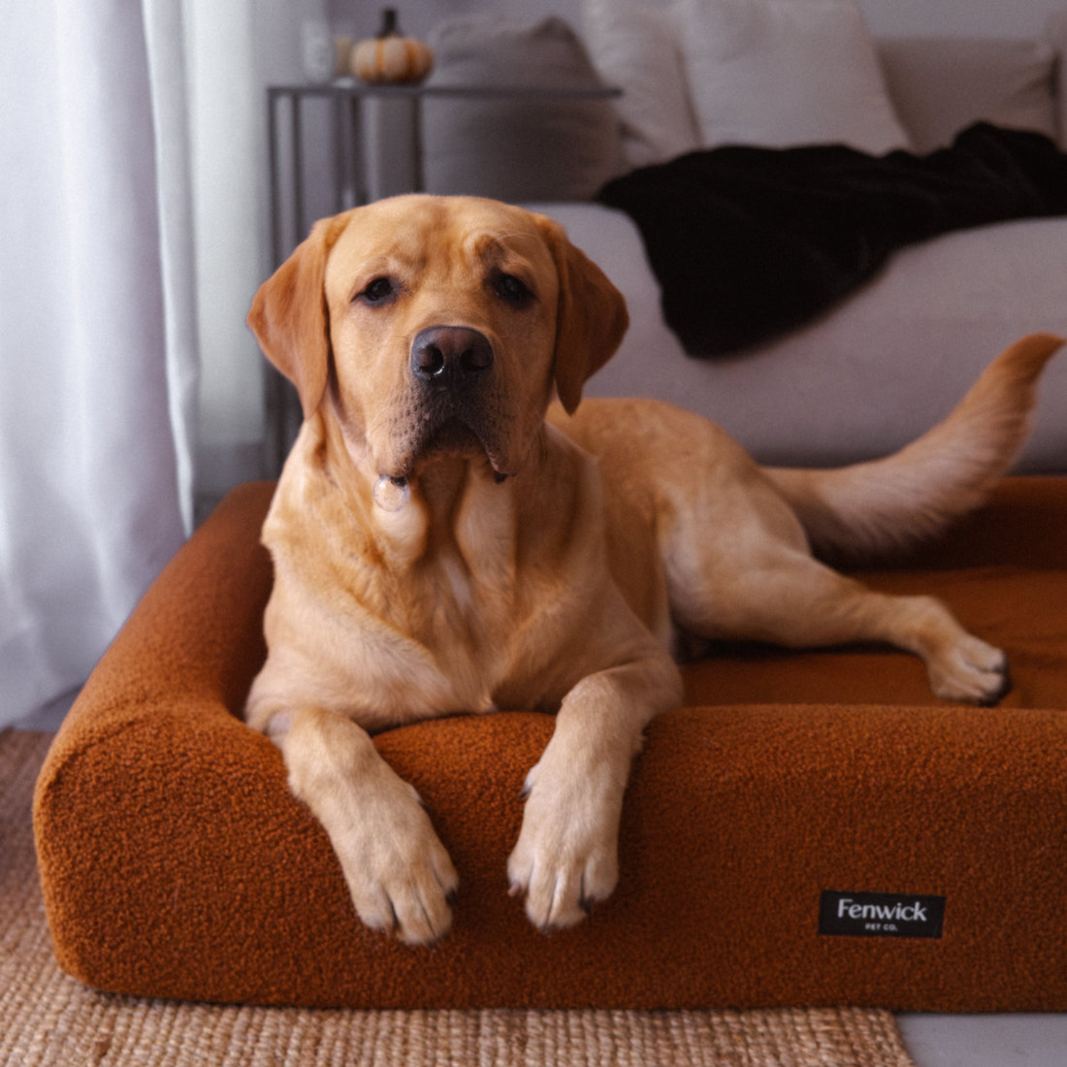 Brown Sherpa Dog Bed
