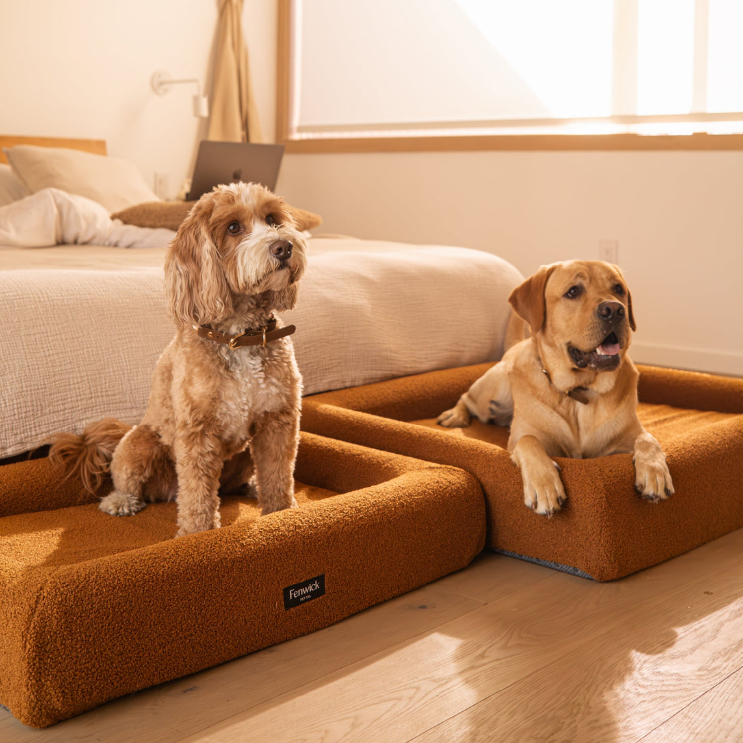 Brown Sherpa Dog Bed