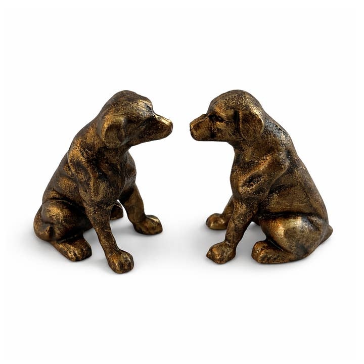 Library Hounds Cast Iron Book Ends (Set of 2)