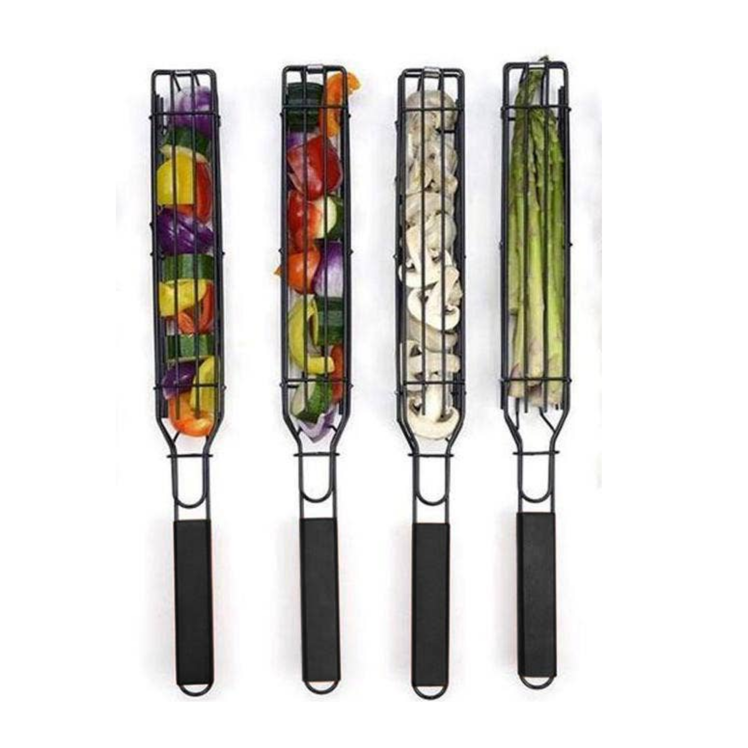 Gather & Grillin' Non-Stick Kabob Grill Basket (Set of 4)
