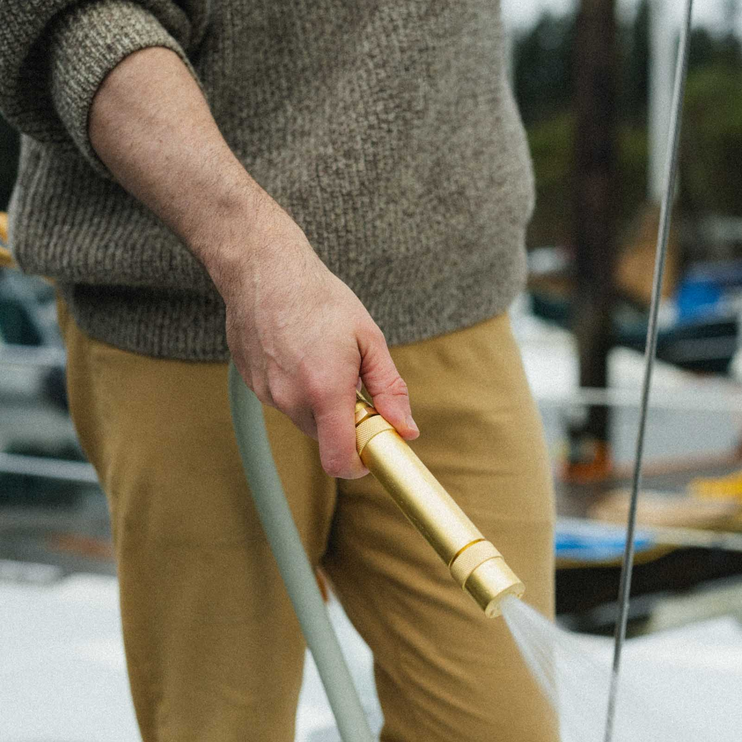 Brass Garden Hose Nozzle