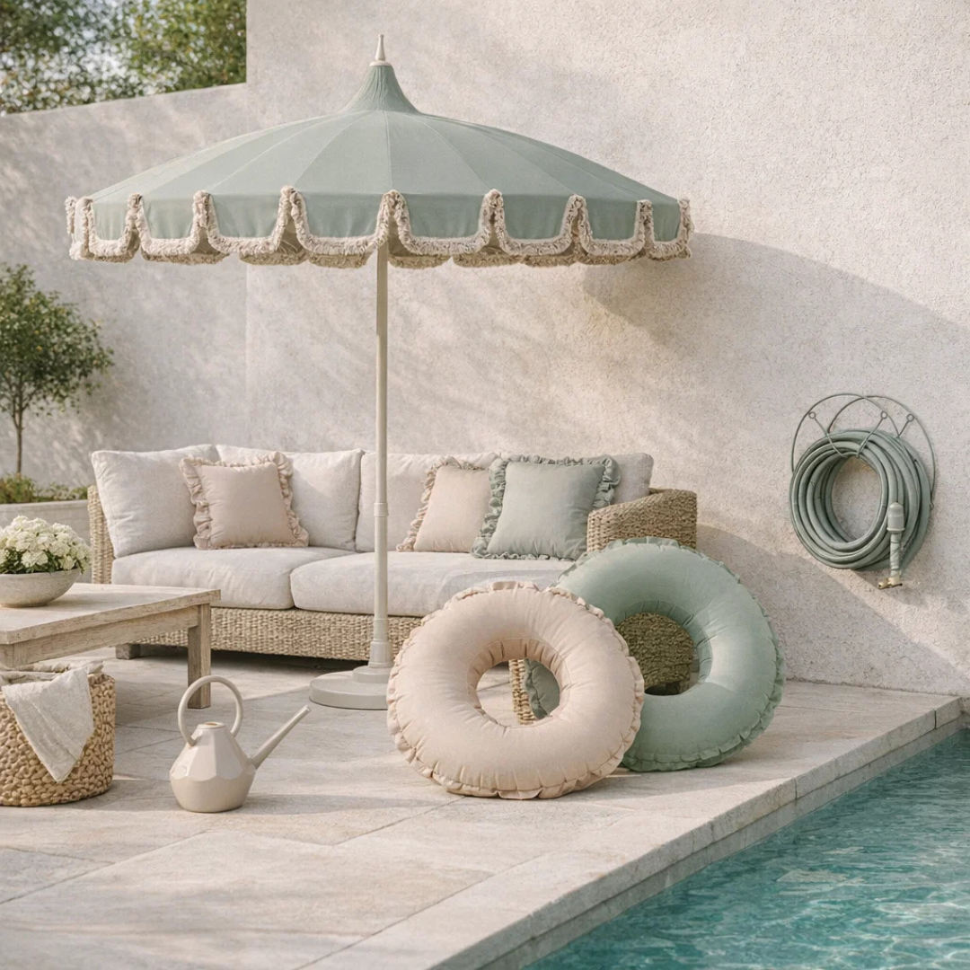 Garden Oasis Glam Kit - Set of 10 - Green/Beige