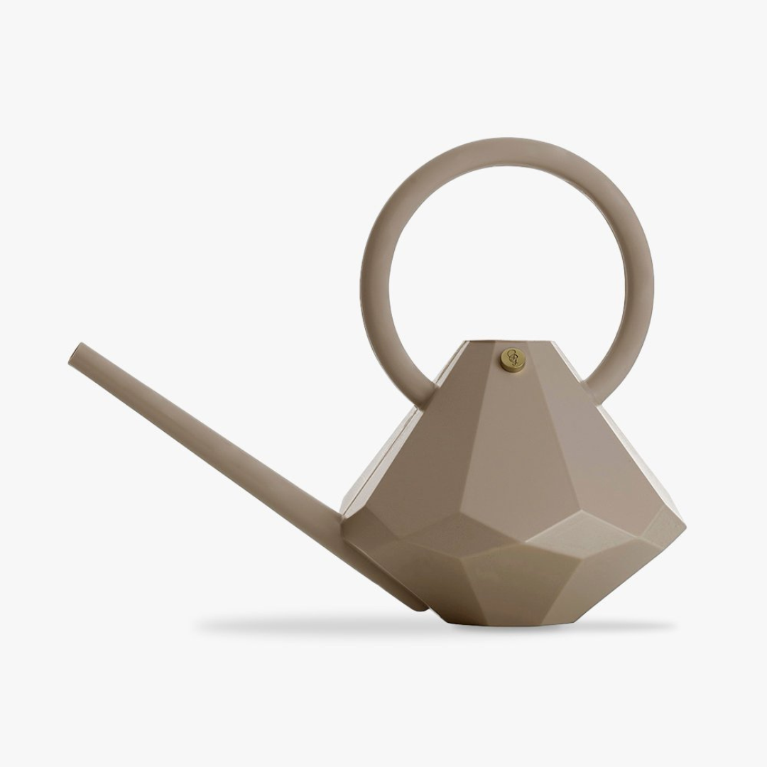 Diamond Watering Can - Sand Beige