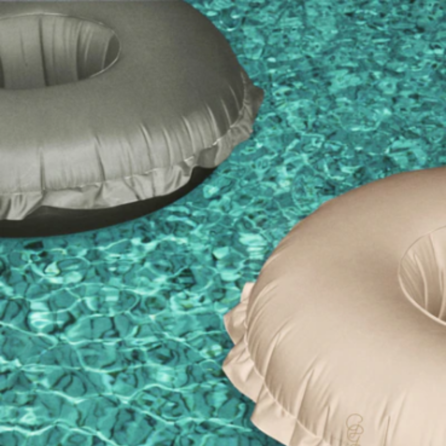 Eucalyptus Green Donut Inflatable Pool Float