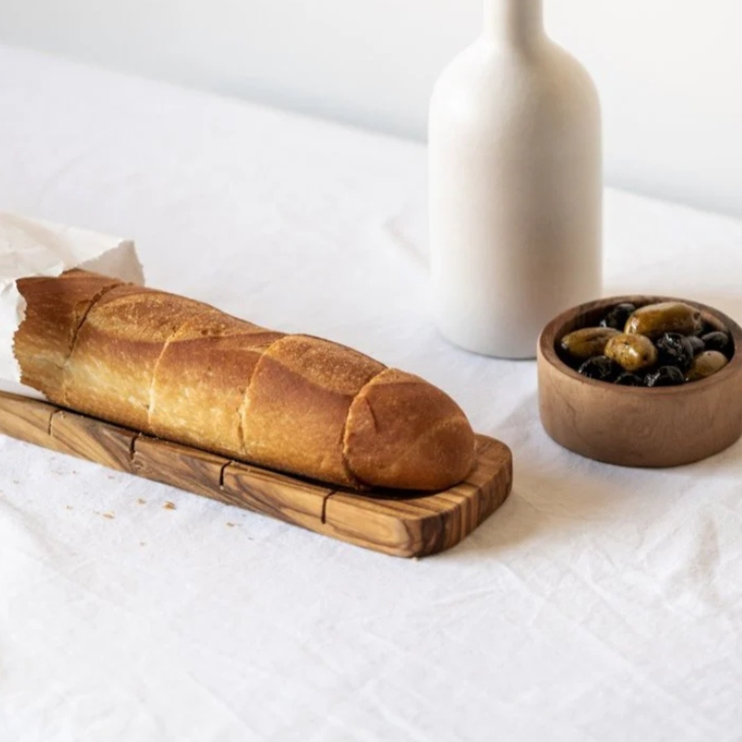 Bread Slicing Olive Wood Board