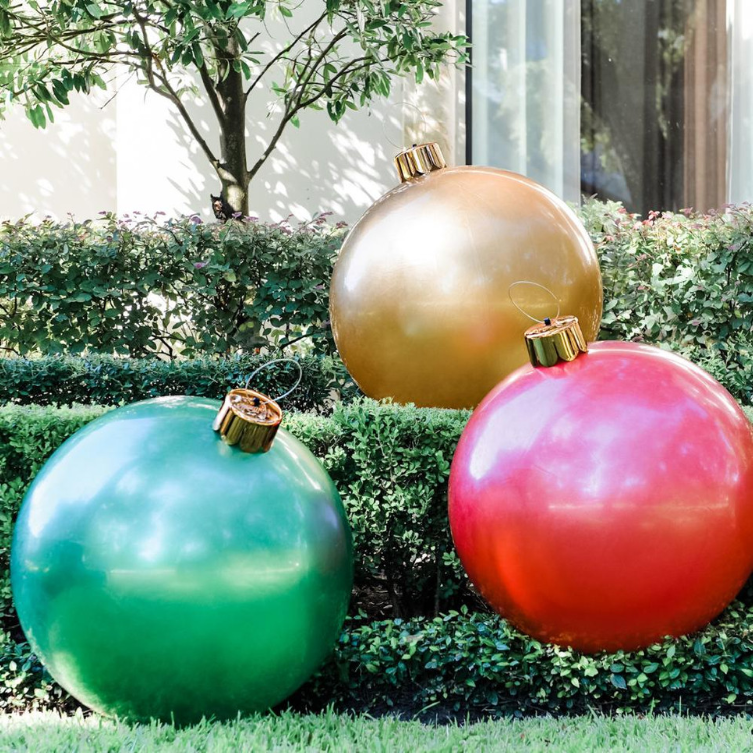 Inflatable Outdoor Ornament - Gold Glee