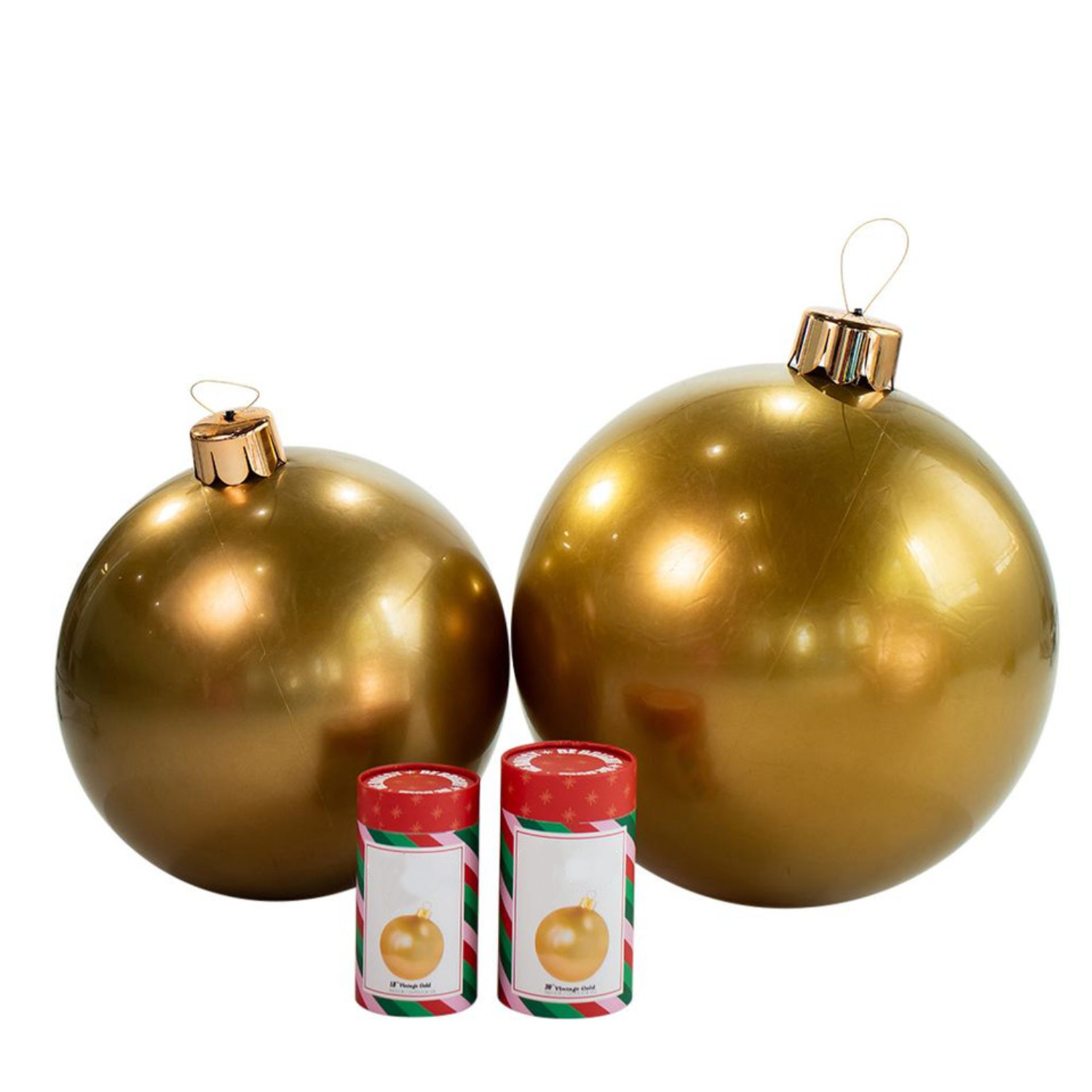 Inflatable Outdoor Ornament - Gold Glee